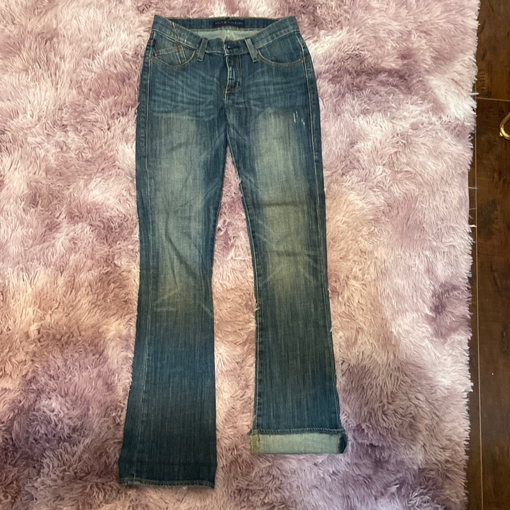 Wide leg skinny jeans